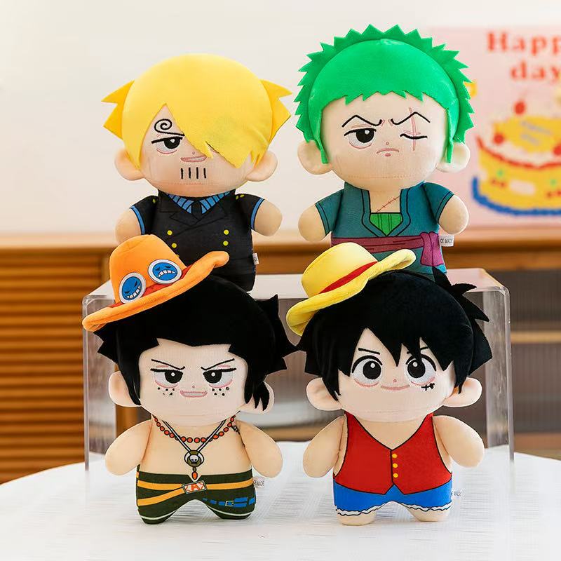 Kids Toys Idea - Brinquedos de Pelúcia Anime 23cm Luffy