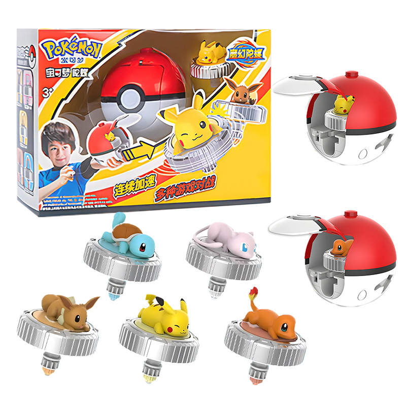 Spin Top Gyro Toy - Pokemon girando bola brinquedo figura de