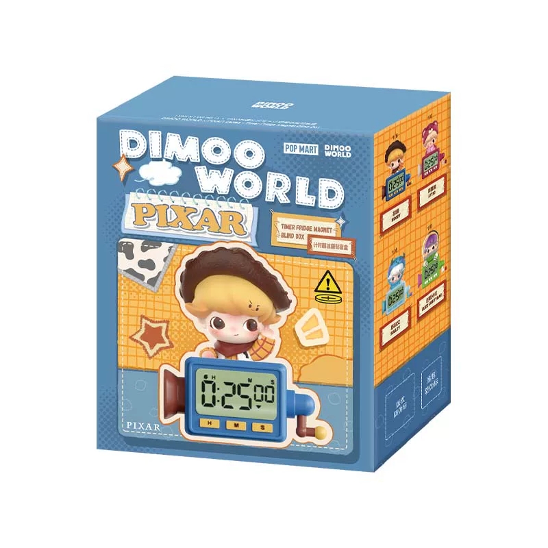 Kids Toys Sale - Popmart Dimoo Pixar Colaboração Timer Ímã