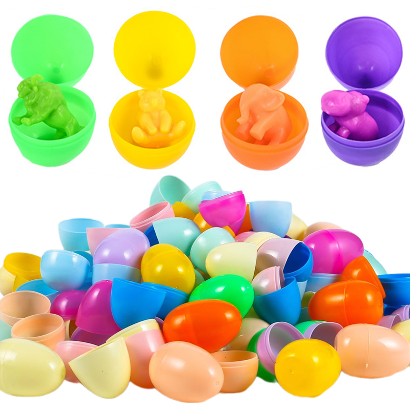 Kids Toys Packaging - 12/24 pçs ovos de páscoa vazios