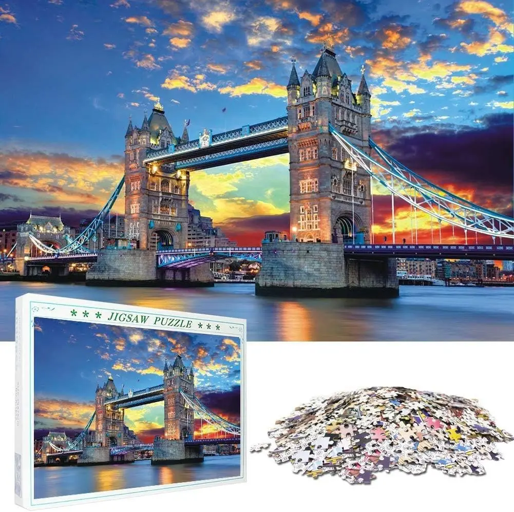 Kids Toys London - 1000 peças famoso cenário quebra-cabeça para