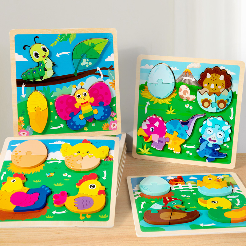 Kids Toys Cycle - Brinquedo do bebê de madeira 3d