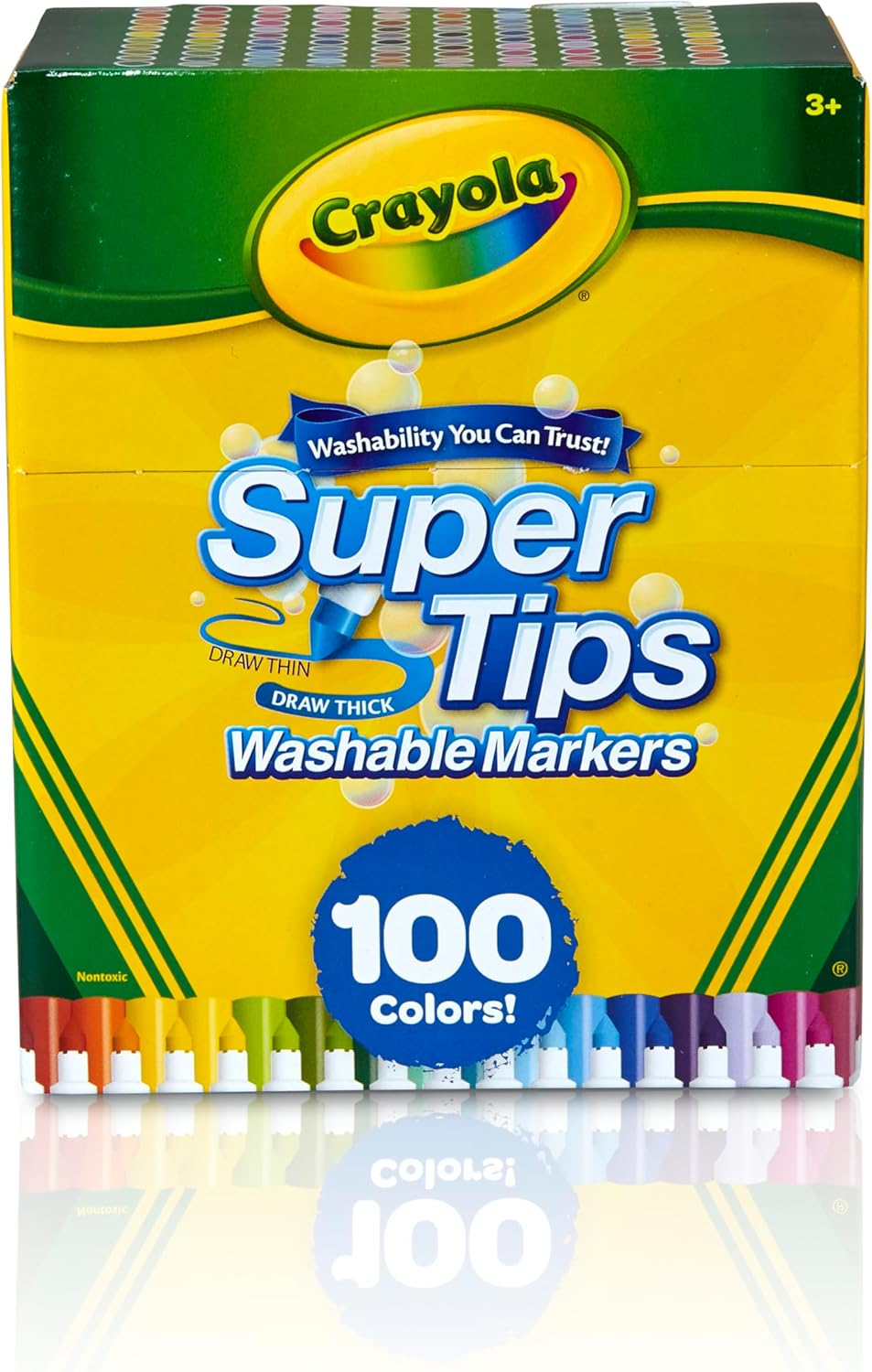 Crayola Art Supply - Conjunto de Marcadores Crayola Super Tips