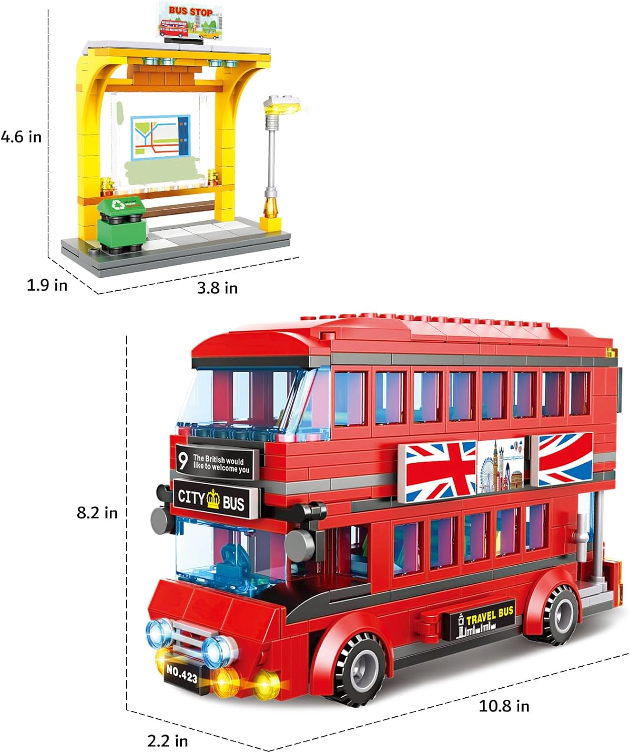 Conjunto de Blocos de Montar d - Kids Toys London avaliação e preço