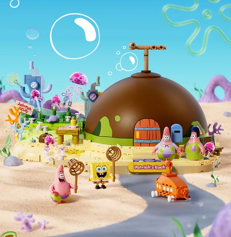 Blocos de Montar Areax Spongeb - Kids Toys China avaliação e preço