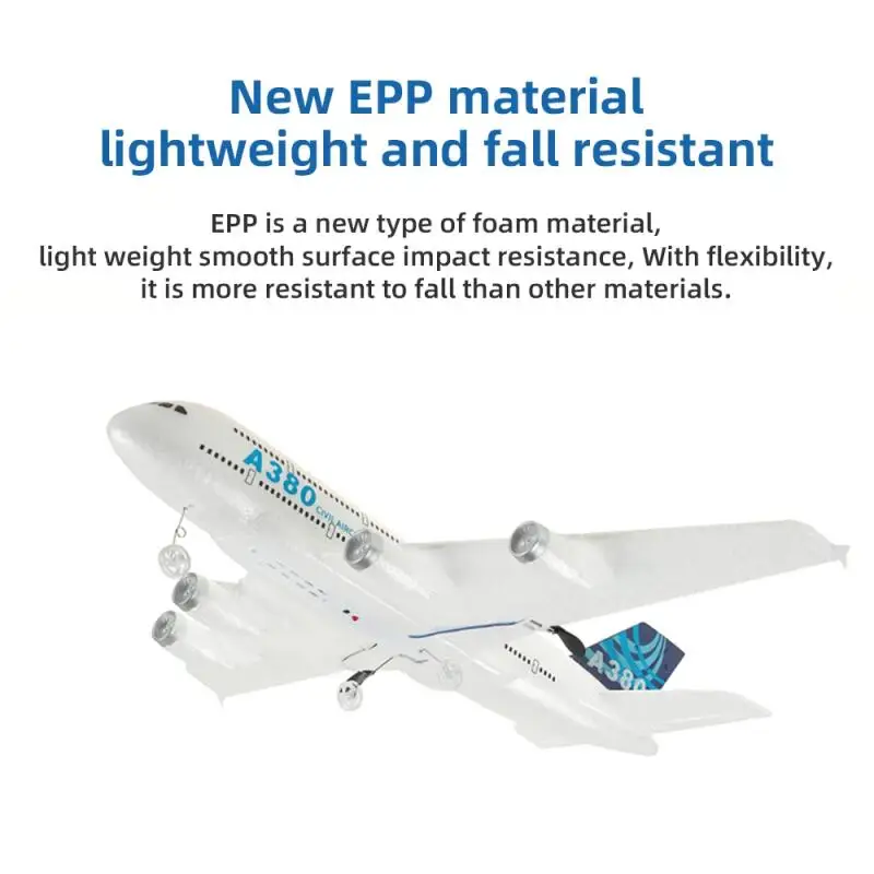 2.4g rc a380 espuma avião giro - Kid Toys And More avaliação e preço