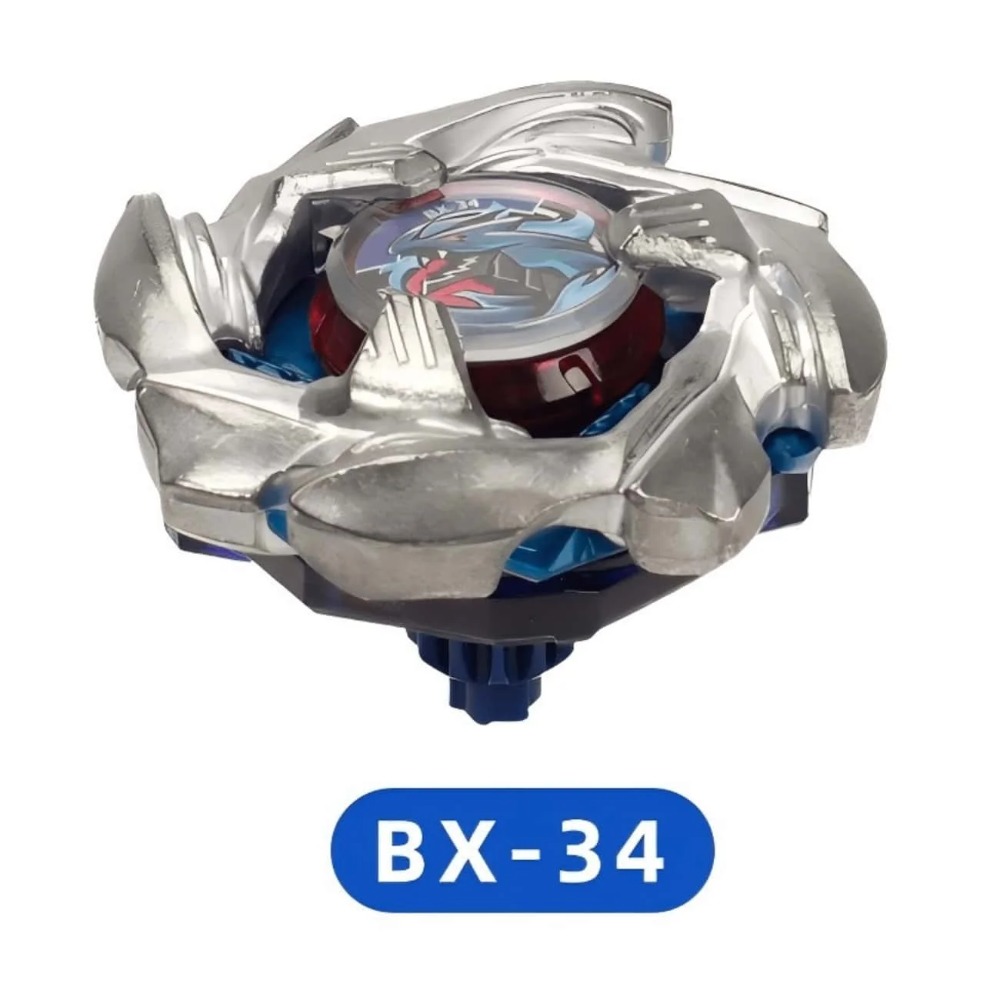 BX-34 Silver Blue Cobalt Drago - Spin Top Gyro Toy avaliação e preço