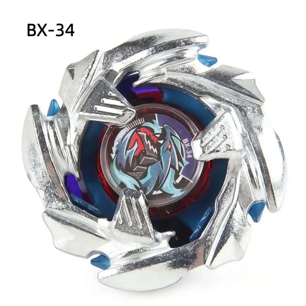 BX-34 Silver Blue Cobalt Drago - Spin Top Gyro Toy avaliação e preço