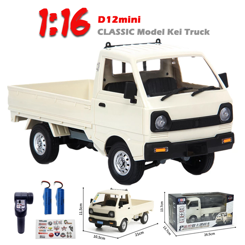 Wpl d12 mini 1:16 rc carro 2.4 - Kid Toys And More avaliação e preço
