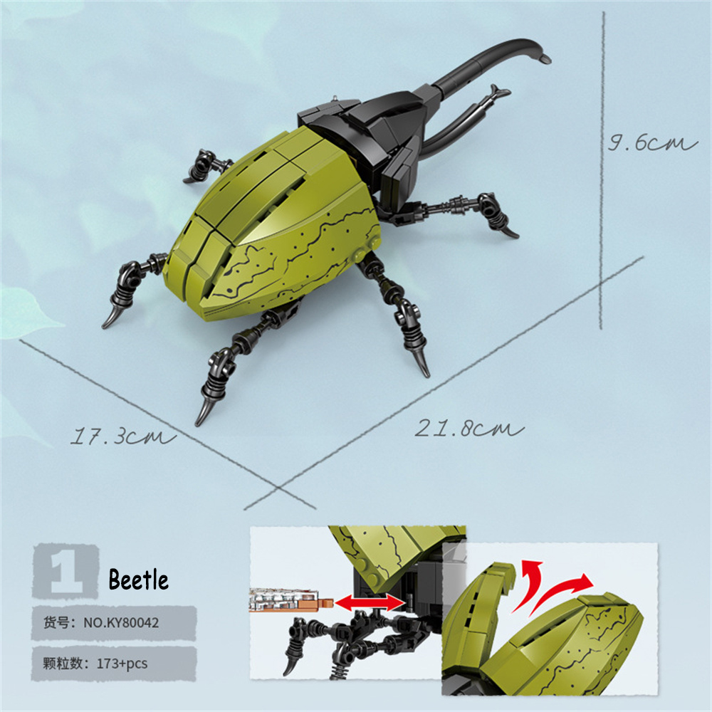 Butterfly Insects Building Blo - Kid Toys And More avaliação e preço