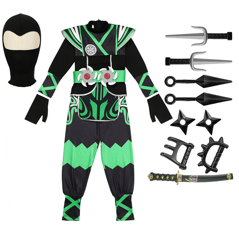 Fantasia de Ninja Verde para C - Kids Toys Boys avaliação e preço
