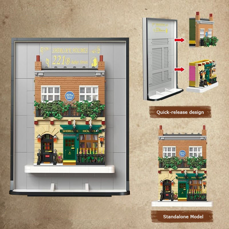 Bloco de Montar Casa Sherlock  - Kids Toys London avaliação e preço