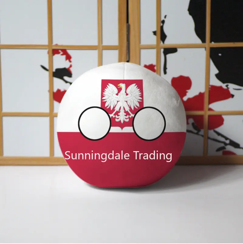 Polandball Plush Toy Doll, Pre - Kids Toys Pakistan avaliação e preço