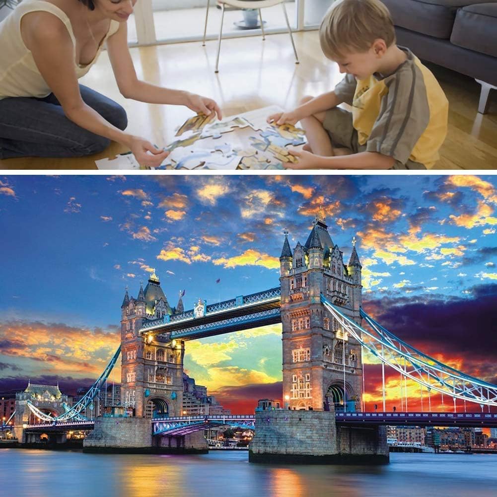 1000 peças famoso cenário queb - Kids Toys London avaliação e preço