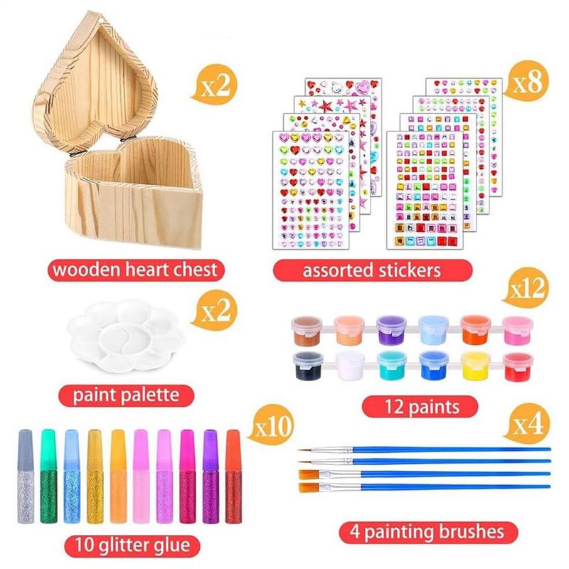 Pinte sua própria caixa de jói - Kids Toys Packaging avaliação e preço
