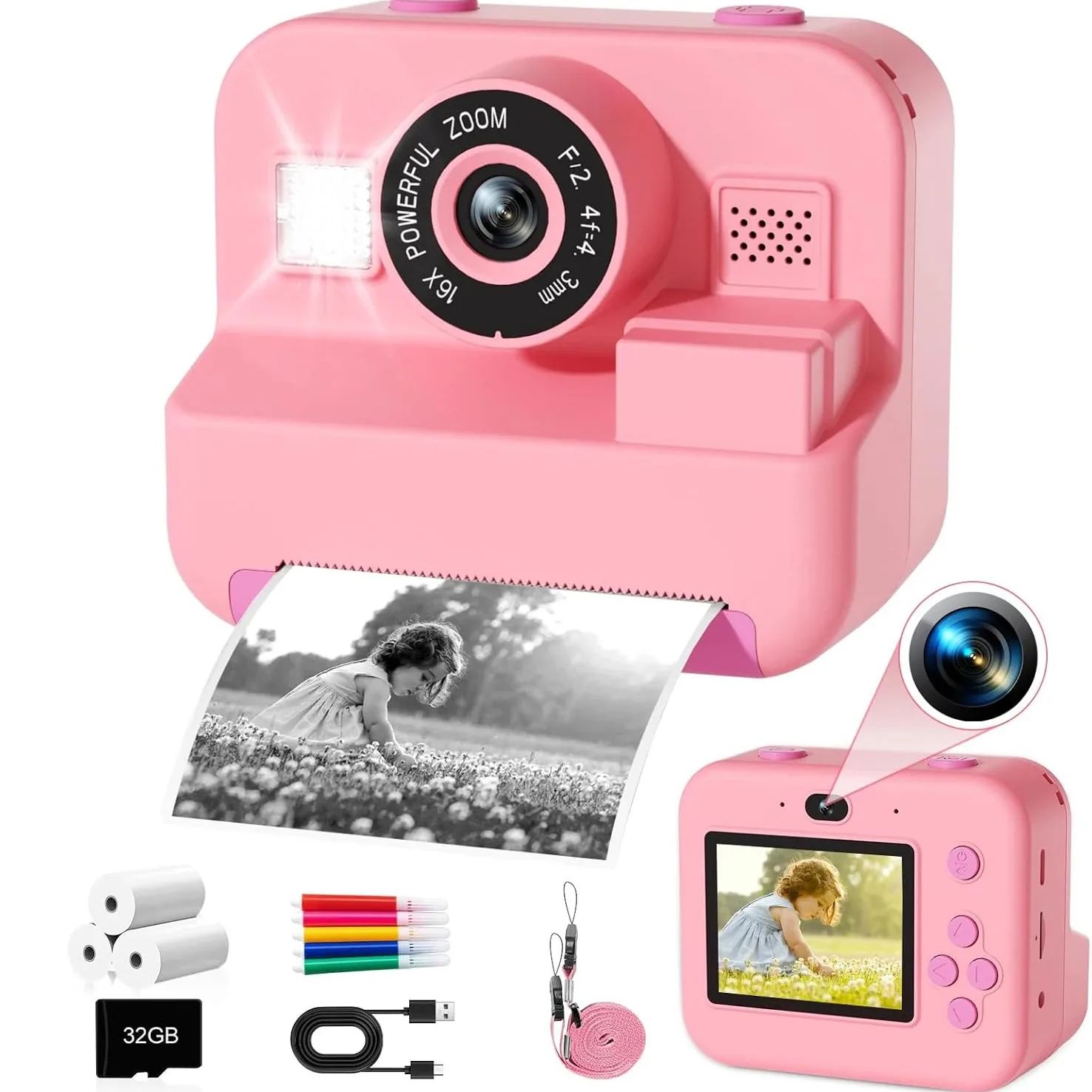 Newinstant impressão câmera co - Kids Toys Top View avaliação e preço