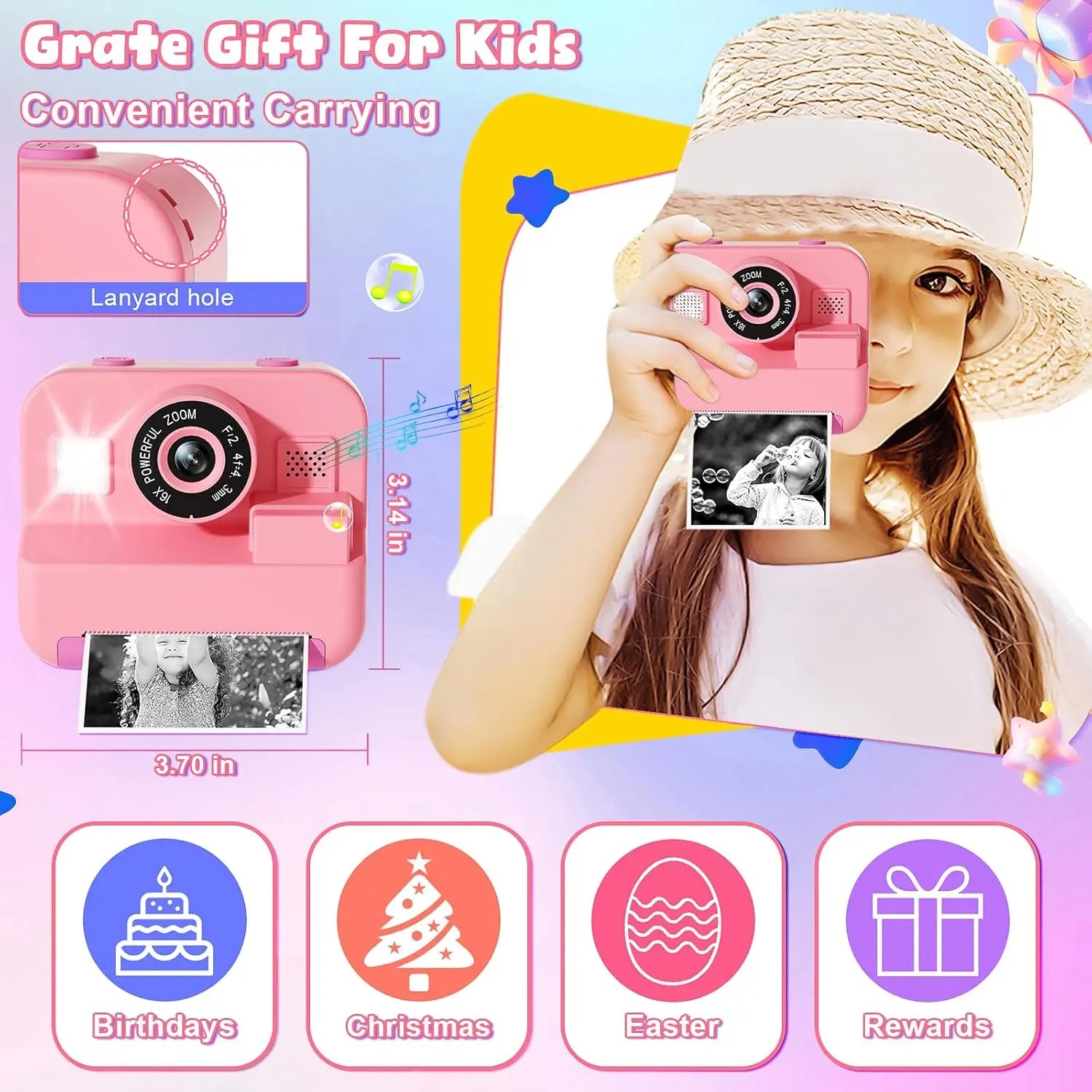 Newinstant impressão câmera co - Kids Toys Top View avaliação e preço