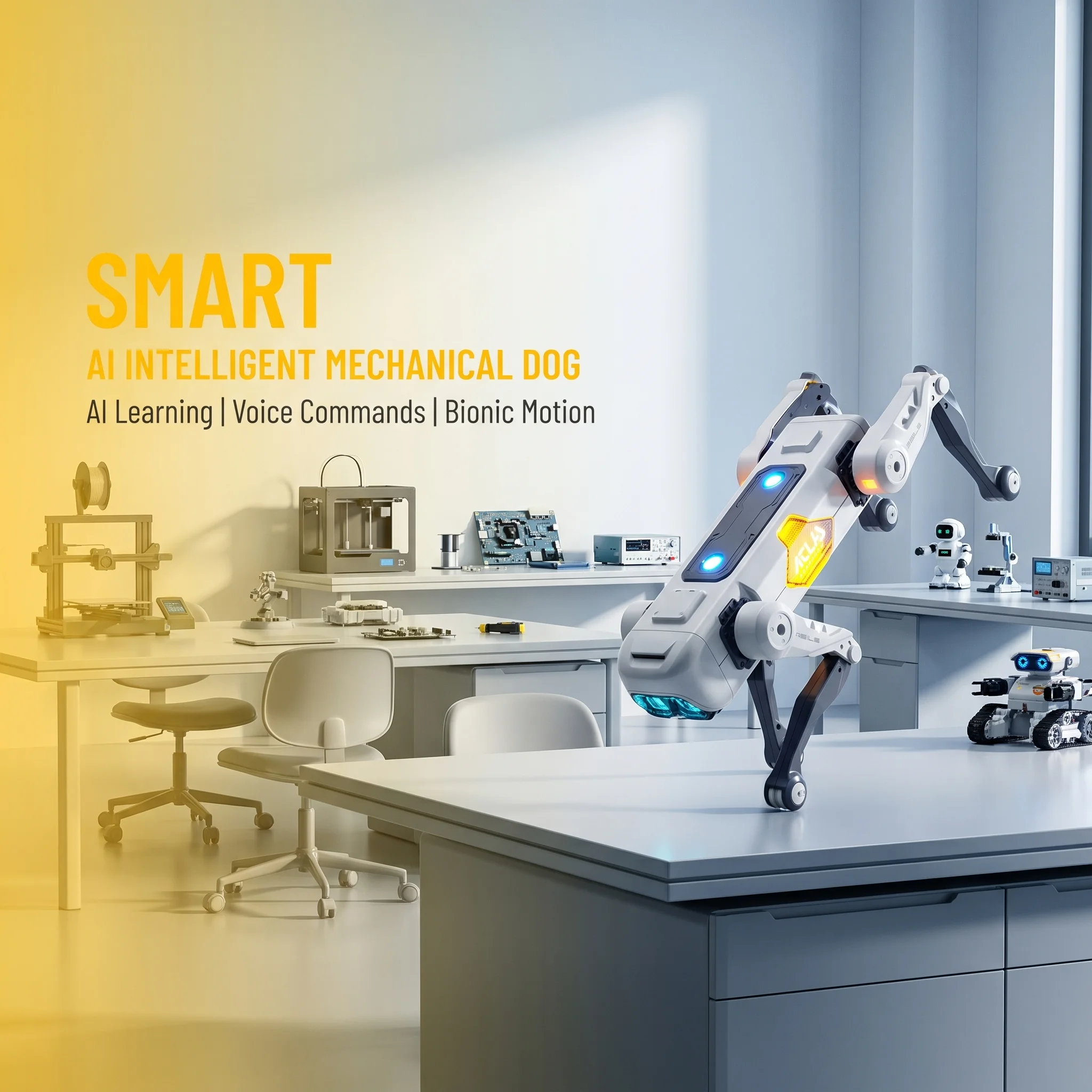Cão Robô Inteligente com IA, C - Kids Toys Idea avaliação e preço